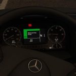 Realistic Dashboard Computer for Mercedes Actros MP3 v 1.0