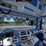 Scania S Blue - White Interior 1.36.x