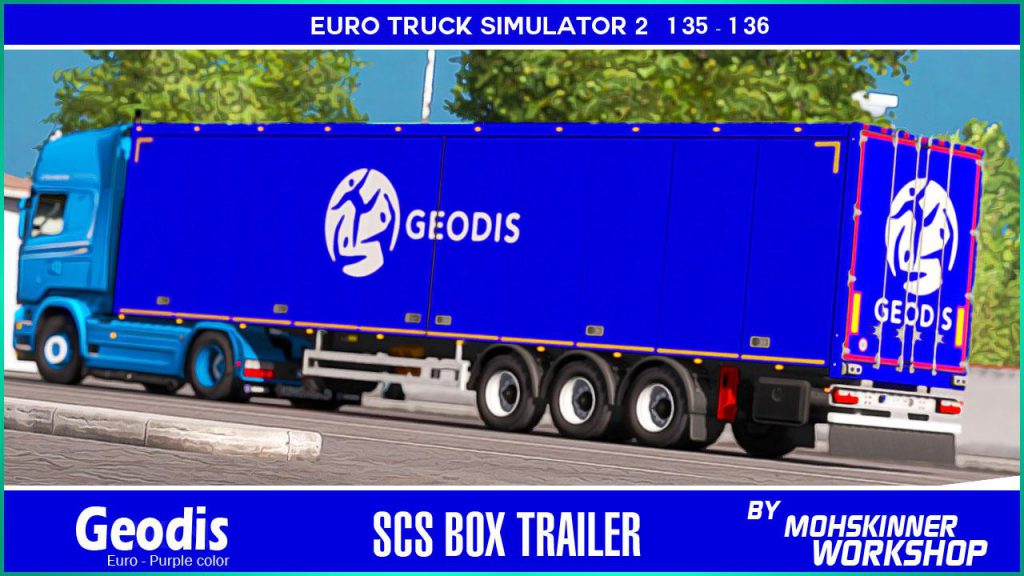 Scs Trailer - Geodis Euro 1.36