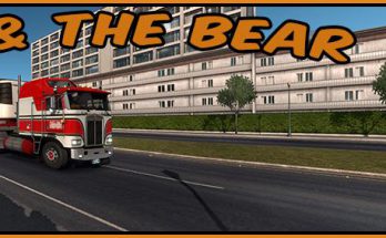 BJ AND THE BEAR TRUCK SKIN FOR KENWORTH K100E ATS 1.36.X