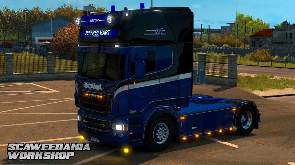 Jeffery Hart Scania RJL skin v1.0
