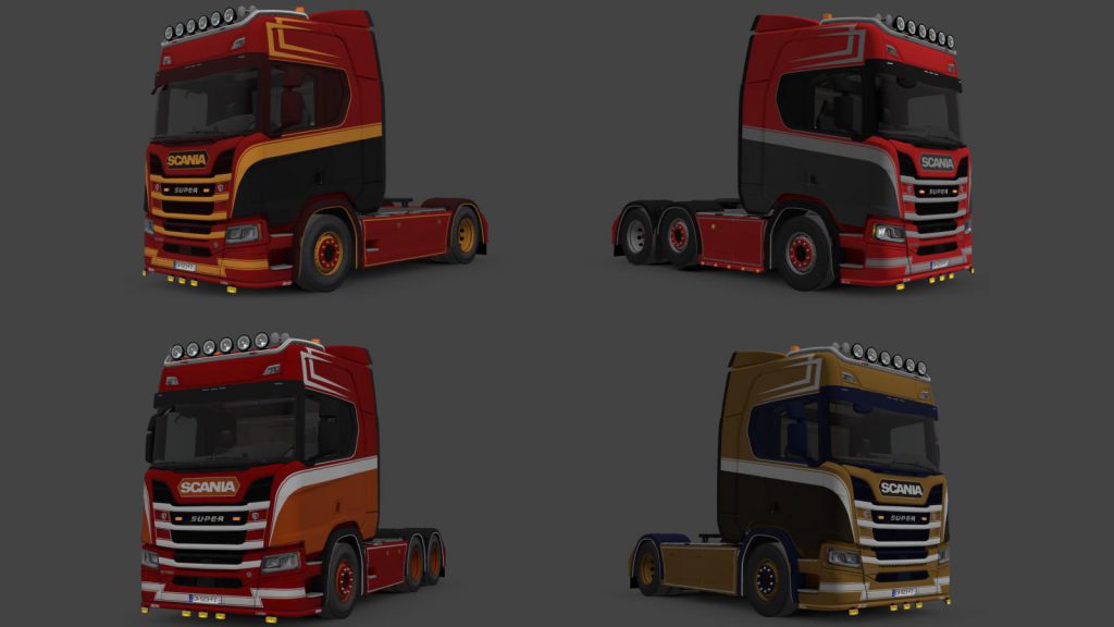 Scania R 2016 Holland Style Colored Skin 1 36 X Allmods Net