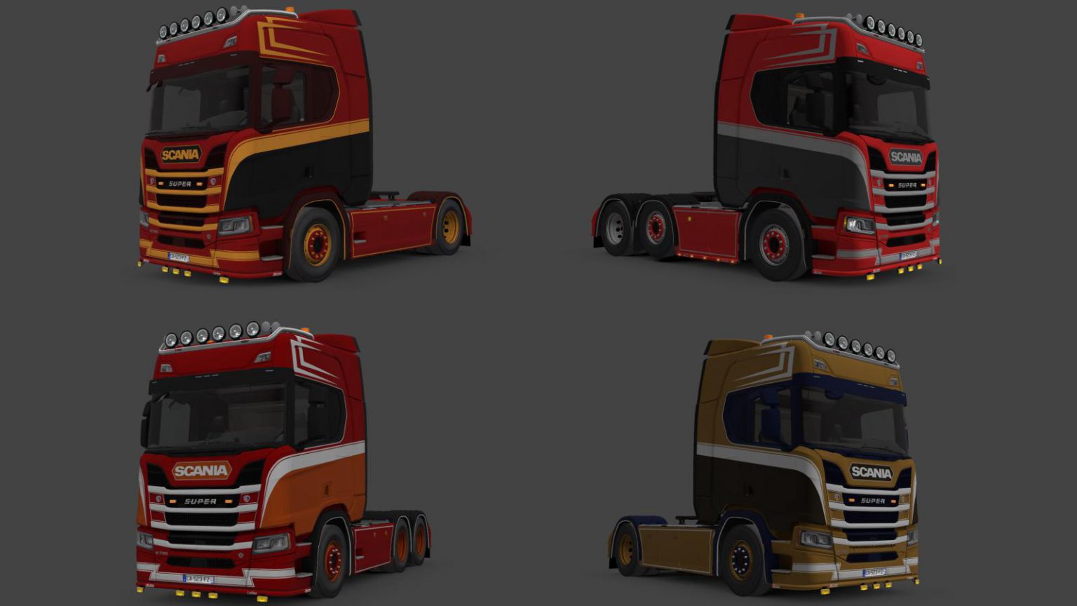 Scania R 2016 Holland Style Colored Skin 1.36.x - Allmods.net