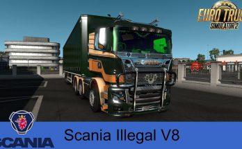 Scania R&S V8 Illegal Reworked v9.0.2 1.36.x