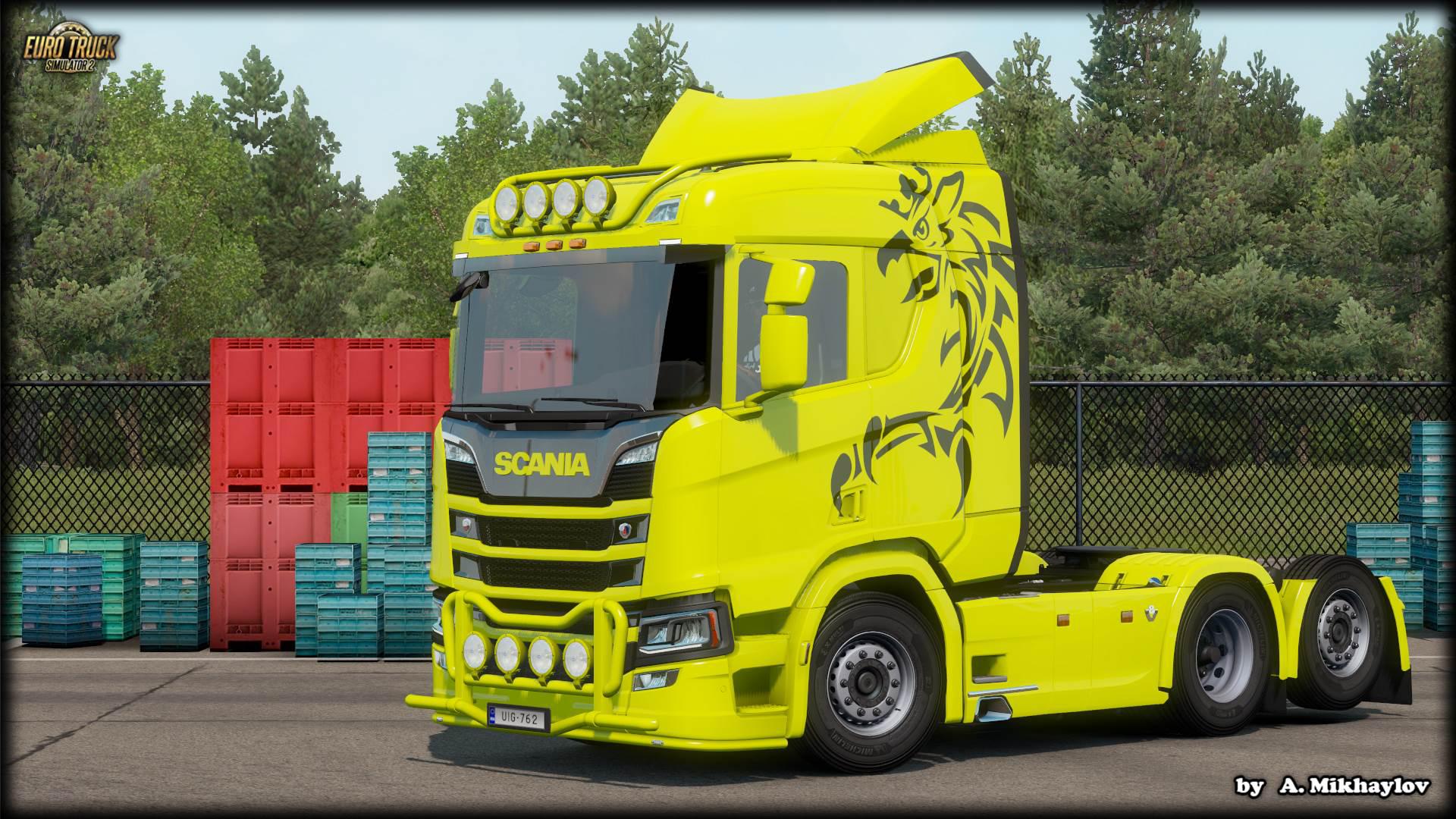 Scania S R Griffin Multicolor V 10 5178