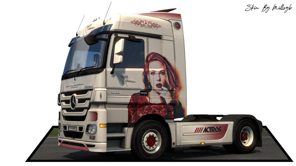 Scarlett Johansson 2009 Actros Skin v1.0