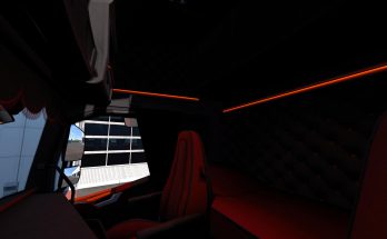 Volvo FH 2012 Black & Amber Interior 1.36