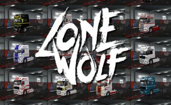 Wolf’s Daf XF105 Skin Pack v1.0