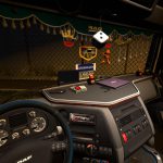Interior view for the DAF XF105 truck v1.0