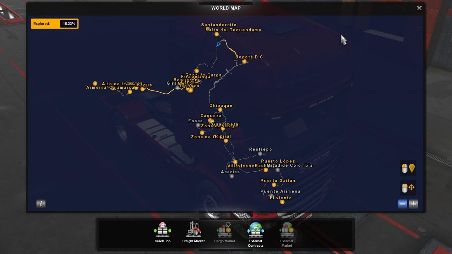 Colombia Map Save Game Profile For ETS2 1 36 Allmods