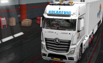 COMBO KOLAREVIC SKINS FOR ACTROS MP4 1.36.x