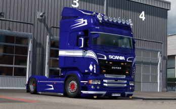 MPT style paintable skin for Scania RJL v1.0