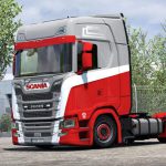 Paintable VDB Logistics Style Skin for Scania S NG v1.0