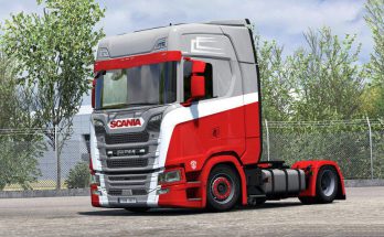 Paintable VDB Logistics Style Skin for Scania S NG v1.0