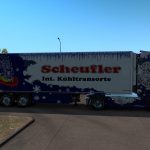 Scheufler skins for Scania S and Krone Coolliner v1.0