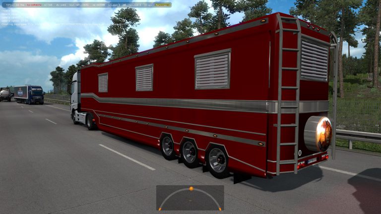 Trailer Caravan in traffic 1.36 - Allmods.net