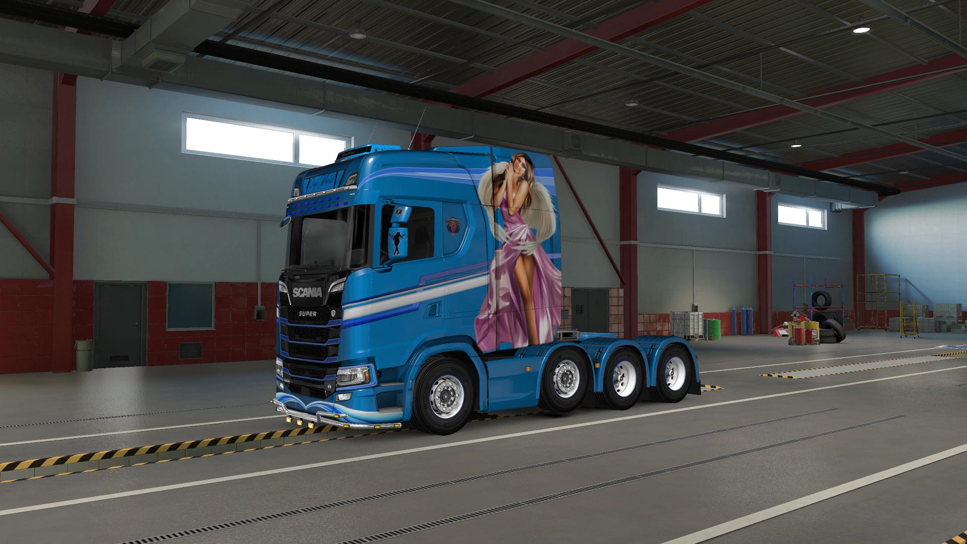 Angel Paintjob For Scania S V Allmods Net