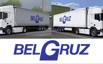 BelGruz for Scania R NG 2016 and its Krone trailer v1.0