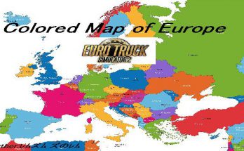 Colored Map of Europe v1.0