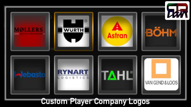 Custom Player Company Logos v1.0
