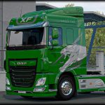 DAF XF Euro6 SABERTOOTH Multicolor SkinPack v1.0