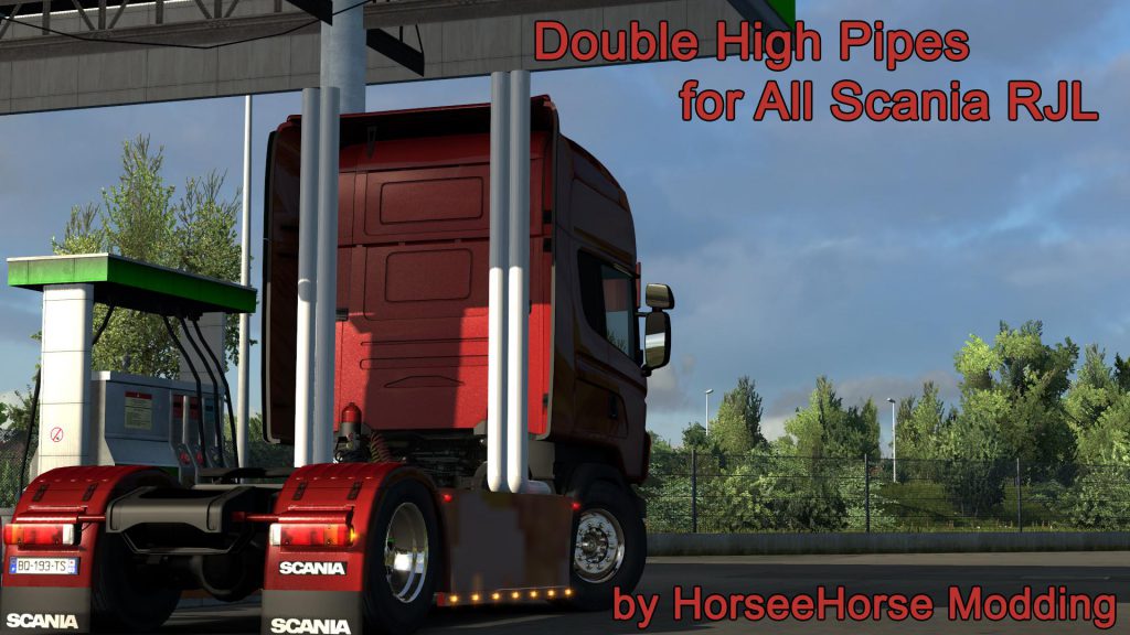 Double HighPipes for ALL Scania RJL