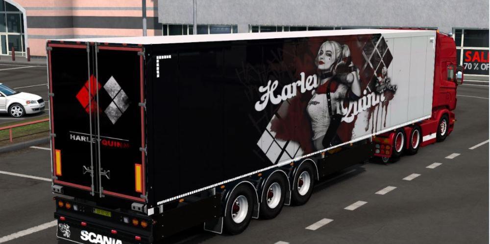 Harley Quinn Skin for Scs Trailers 1.36