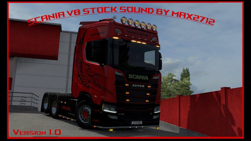 Improvement and rework Scania 2016 V8 stock sound v1.0