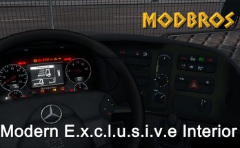 Mercedes Actros 2009 Exclusive Interior (MODBROS) 1.36
