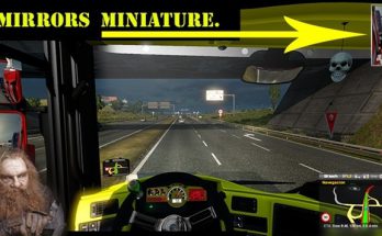 Mini Mirrors for ETS2 1.37.x