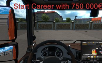 Money Start 750k (New Career) 1.36.x