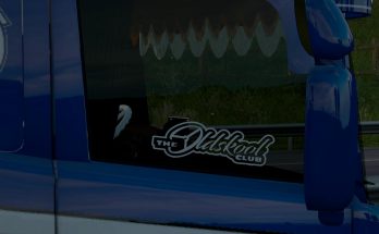 Old Skool Club Sticker For Glass v1.0