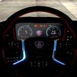 Red & Dark Interior for Scania S/R v1.0