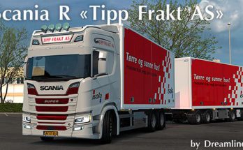 Scania R NG Tipp Frakt AS Skin v1.0