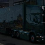 Scania RJL 4 Serie Green Danish In + Exterior 1.36.x