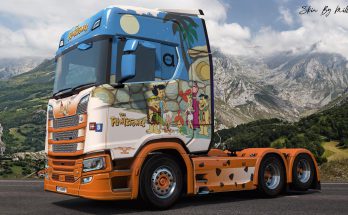 The Flintstones NG Scania Skin v1.0
