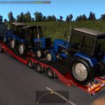 Trailers for transporting tractors and equipment in traffic 1.36
