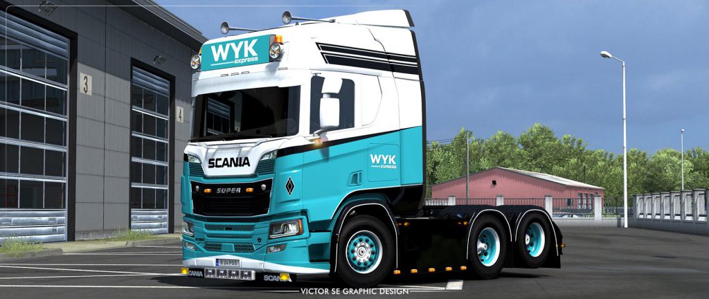 WYK Express Scania R Highline 2016 Skin v1.0