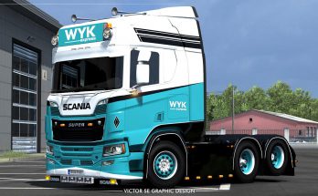 WYK Express Scania R Highline 2016 Skin v1.0