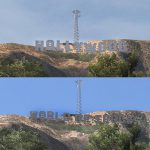 HOLLYWOOD SIGN IN LOS ANGELES UPDATED V1.1