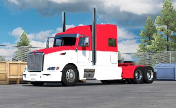 PAINTABLE TWO TONE SKIN FOR PETERBILT 386 V1.0