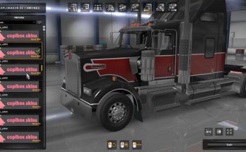 SKIN PACK PHOENIX STYLE FOR KENWORTH W900 BY EDISON 1.36.X