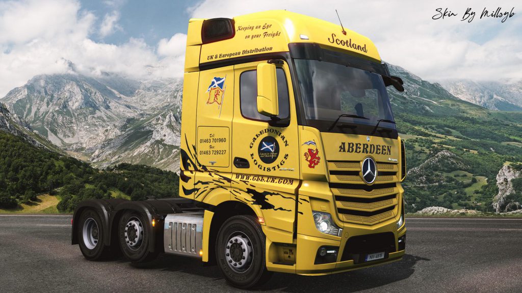 Caledonian Logistics Mercedes MP4 Skin v1.0