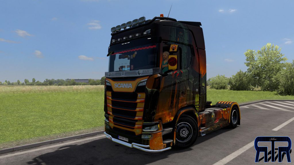 Doom Paintjob for Scania 2016 Topline v1.0