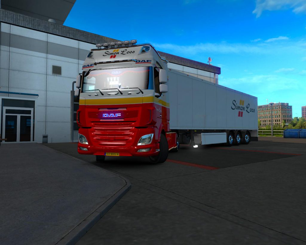 Hamza Skinner New Combo Simon Loos For Daf Xf 1.37