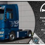 MAN TGX Euro5 V8 Multicolor SkinPack v1.0