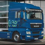 MAN TGX Euro5 V8 Multicolor SkinPack v1.0