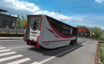 Penguin Logistics skin for MB AeroDynamic Trailer v1.0