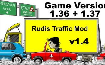 Rudis Traffic Mod v1.4 1.36 + 1.37