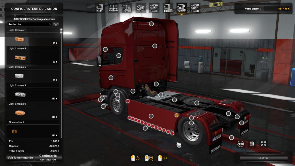 Sideskirts Plate for All Scania RJL et R/S 2009 by SCS 1.37.x